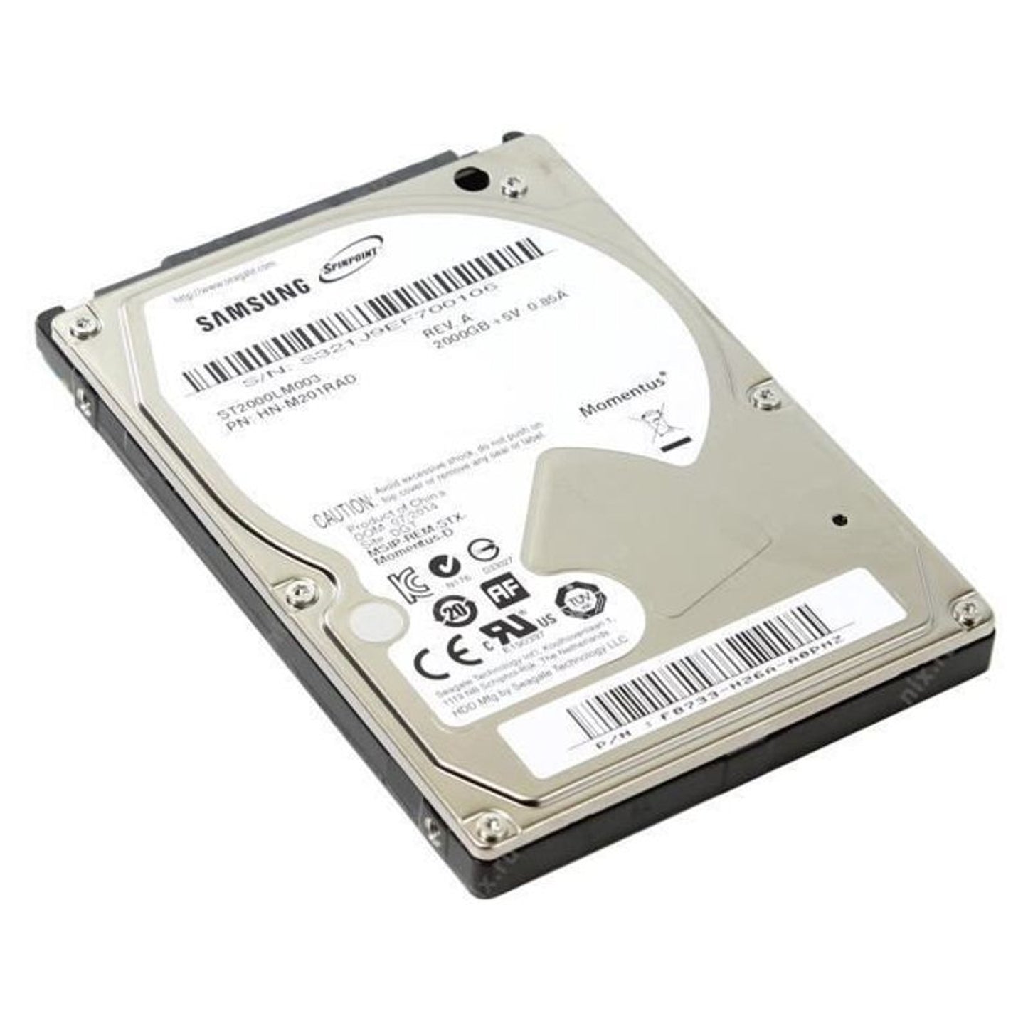 Seagate Momentus ST2000LM003 2TB 5400 RPM 128MB Cache SATA 6.0Gb/s 2.5" Laptop Internal Hard Drive (Used)