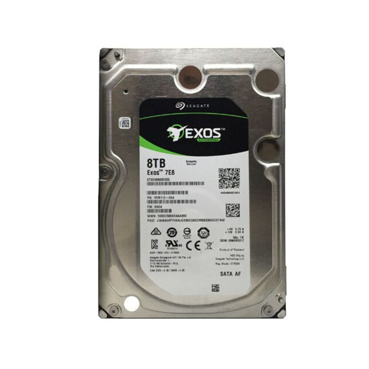 **92% HEALTH** Seagate Exos 7E8 ST8000NM0055 8TB 7200 RPM 256MB Cache SATA 6.0Gb/s 3.5" Enterprise Internal Hard Drive (Low-Health)