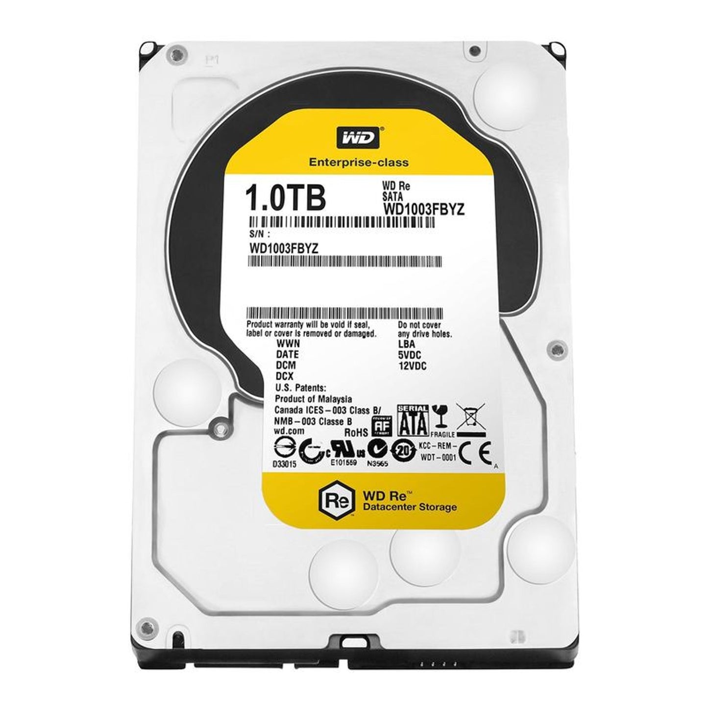 Western Digital WD1003FBYZ 1TB SATA 6.0Gb/s 3.5" Enterprise Internal Hard Drive (Used)