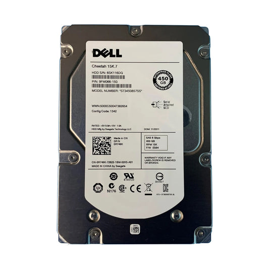 Dell 0R749K / ST3450857SS 450GB 15000 RPM SAS 6Gb/s 3.5inch Internal Hard Drive (Used)