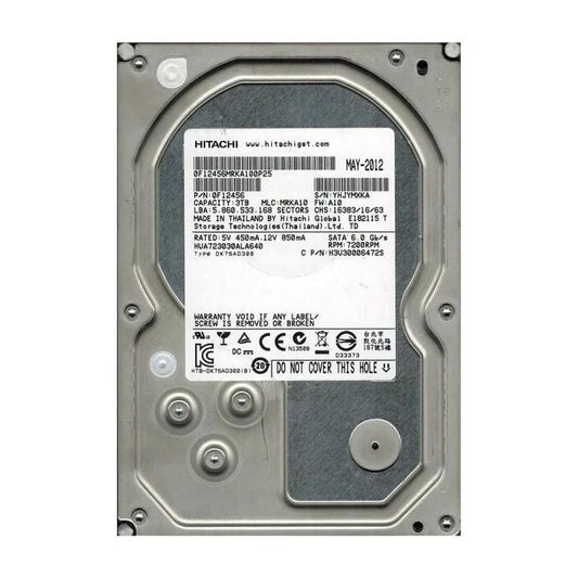 HGST HUA723030ALA640 3TB SATA 6.0Gb/s 3.5" Enterprise Internal Hard Drive (Used)