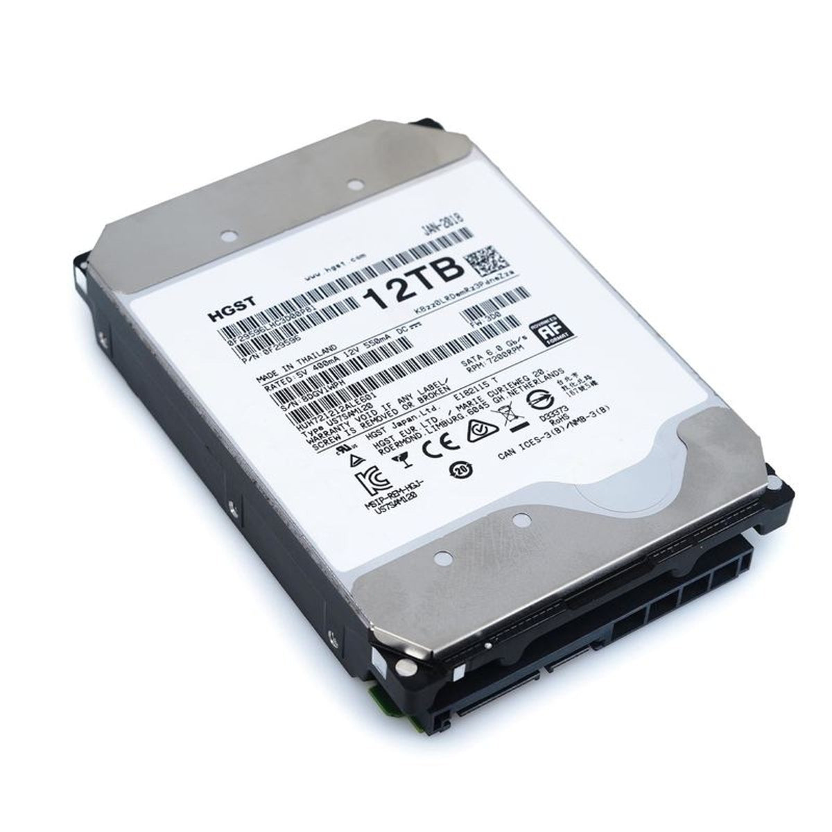 HGST Ultrastar DC HC520 HUH721212ALE601 12TB 7200 RPM 256MB Cache SATA 6.0Gb/s 3.5" Enterprise Internal Hard Drive (Used)