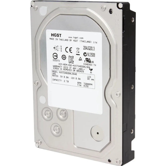 HGST Ultrastar 7K4000 HUS724020ALS640 2TB 7200 RPM 64MB Cache SAS 6Gb/s 3.5" Enterprise Internal Hard Drive (Used)