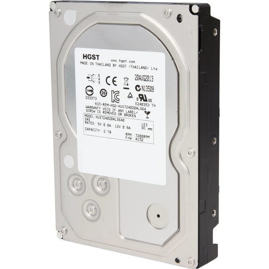 HGST Ultrastar 7K4000 HUS724020ALS640 2TB 7200 RPM 64MB Cache SAS 6Gb/s 3.5" Enterprise Internal Hard Drive (Used)