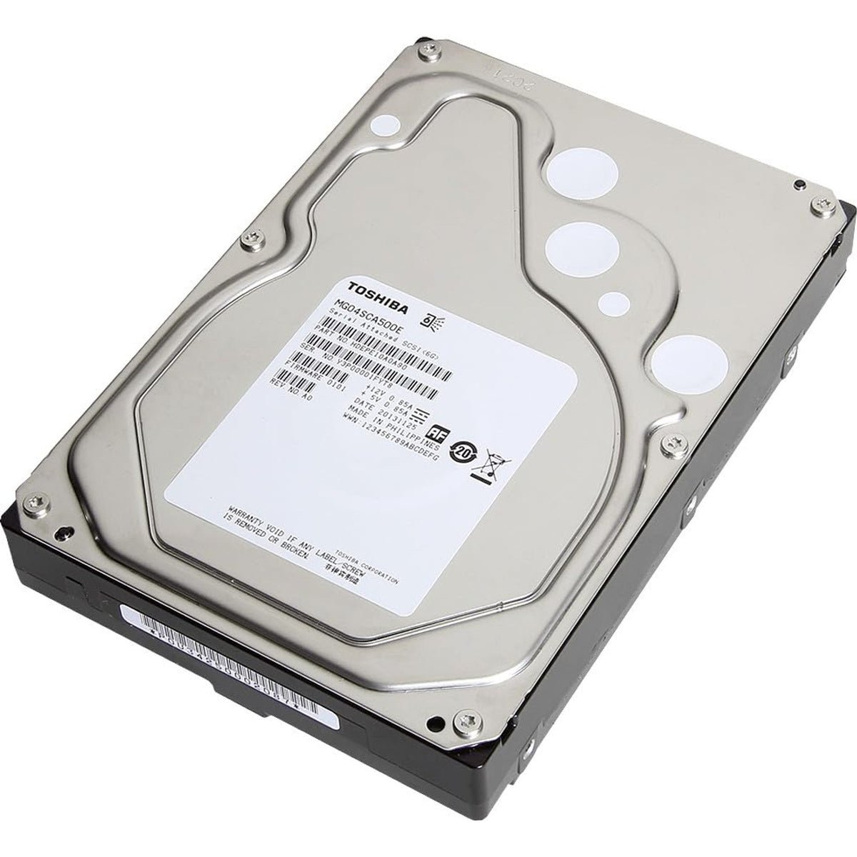 Toshiba MG04ACA200E 2TB 3.5" 7200rpm 128MB Cache 6Gb/s Internal Hard Drive (Used)