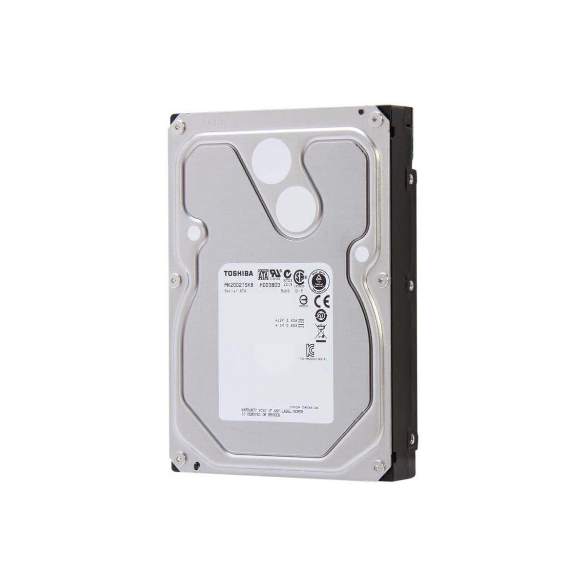 Toshiba MK2002TSKB 7.2K 3.0Gbps 2TB 2000GB Enterprise SATA Hard Drive (Used)