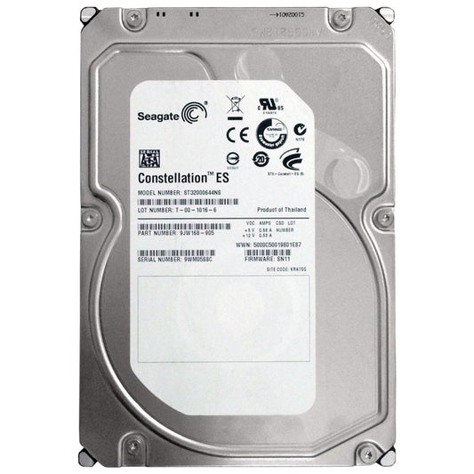 Seagate Constellation ST32000644NS 2TB 7200 RPM 64MB Cache SATA 3.0Gb/s 3.5" Enterprise Internal Hard Drive (Used)
