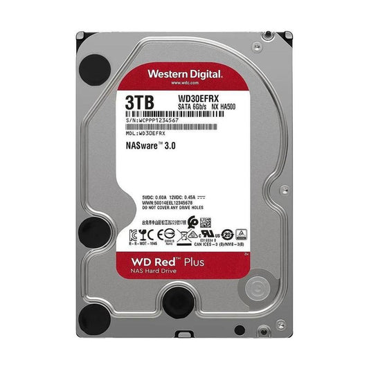 Western Digital Red WD30EFRX 3TB 5400 RPM 64MB Cache SATA 6.0Gb/s 3.5" NAS Internal Hard Drive (Used)